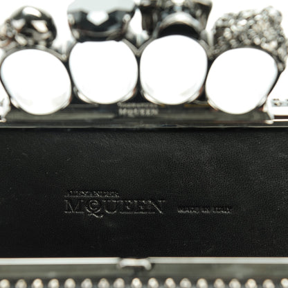 Alexander McQueen Studded Knucklebox Clutch Black 7 of 8