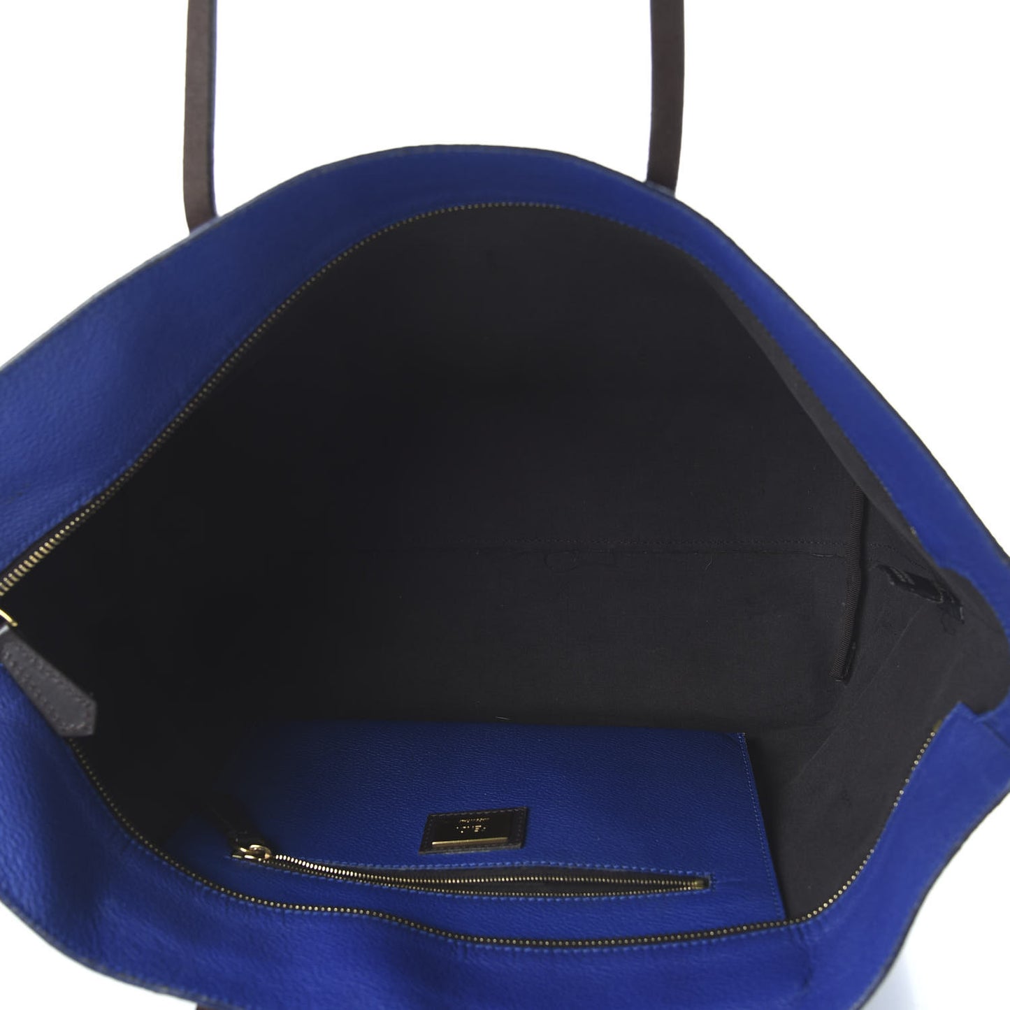 Ombre Zucca Spalmati Medium Roll Tote Tobacco Turquoise