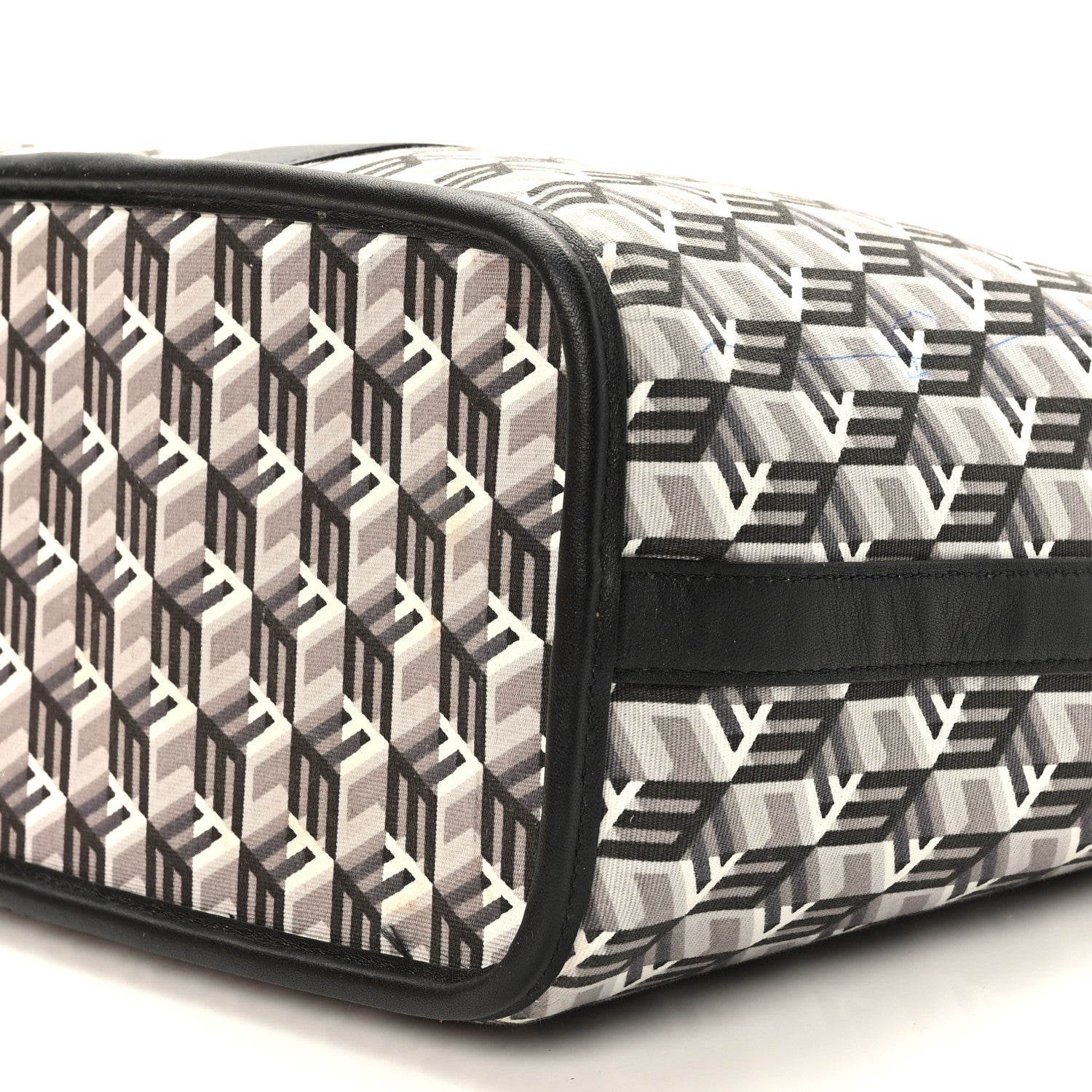 MCM Visetos Nappa Canvas Medium Reversible Shopper Tote Black 14 of 15