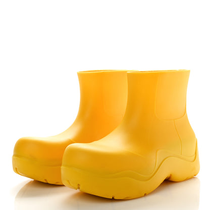 Bottega Veneta Rubber Puddle Ankle Boots 38 Egg Yolk 5 of 12