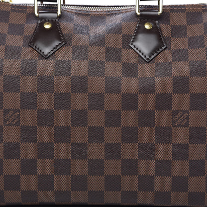 Louis Vuitton Damier Ebene Speedy Bandouliere 25 10 of 10
