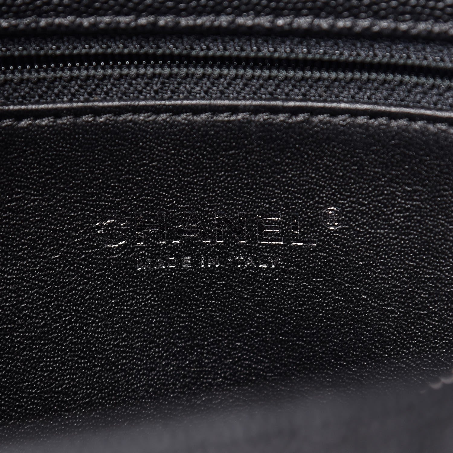 Chanel Caviar Lizard Quilted Large Coco Handle Flap Black 7 of 9