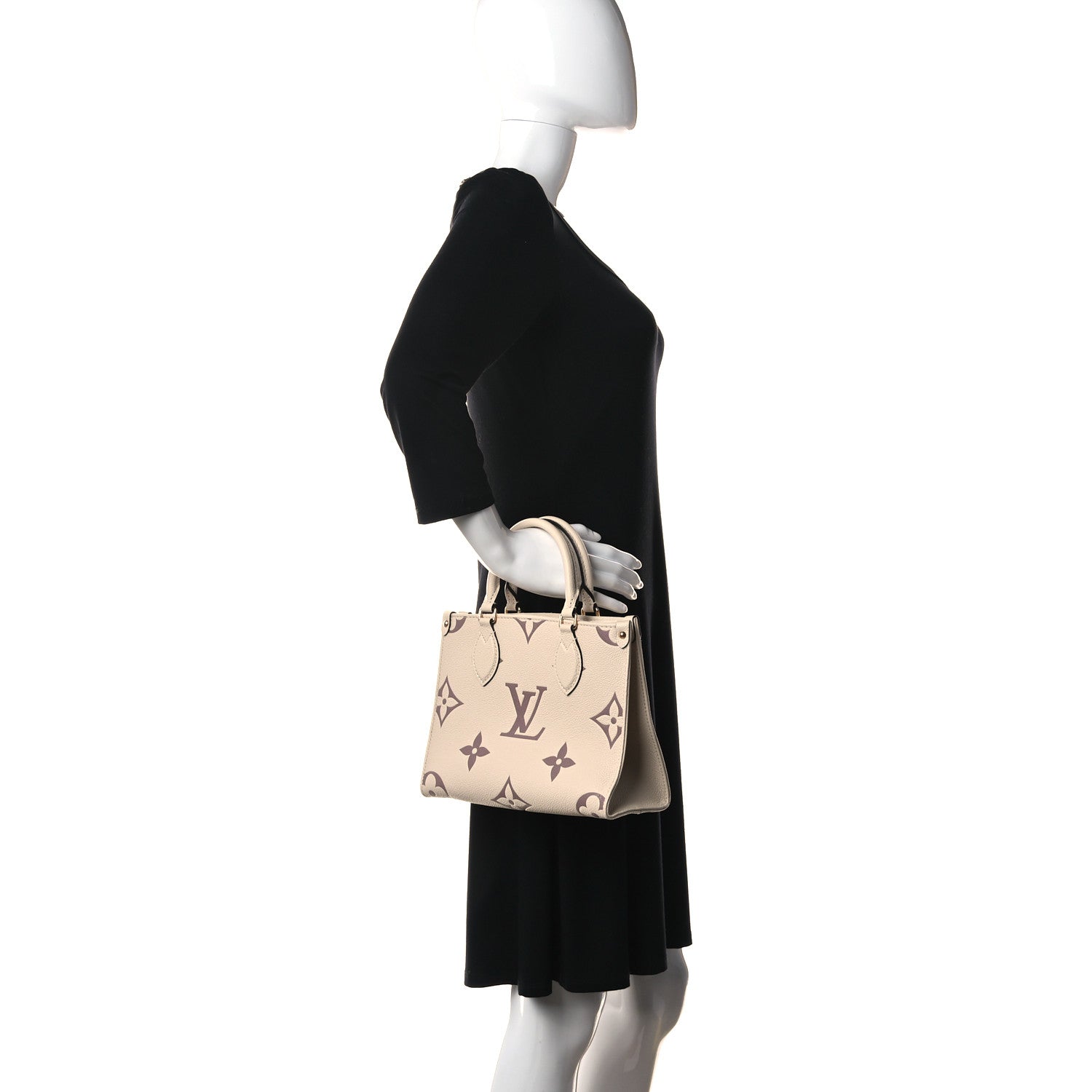 Louis Vuitton Empreinte Monogram Giant Onthego PM Creme Bois De Rose 2 of 9