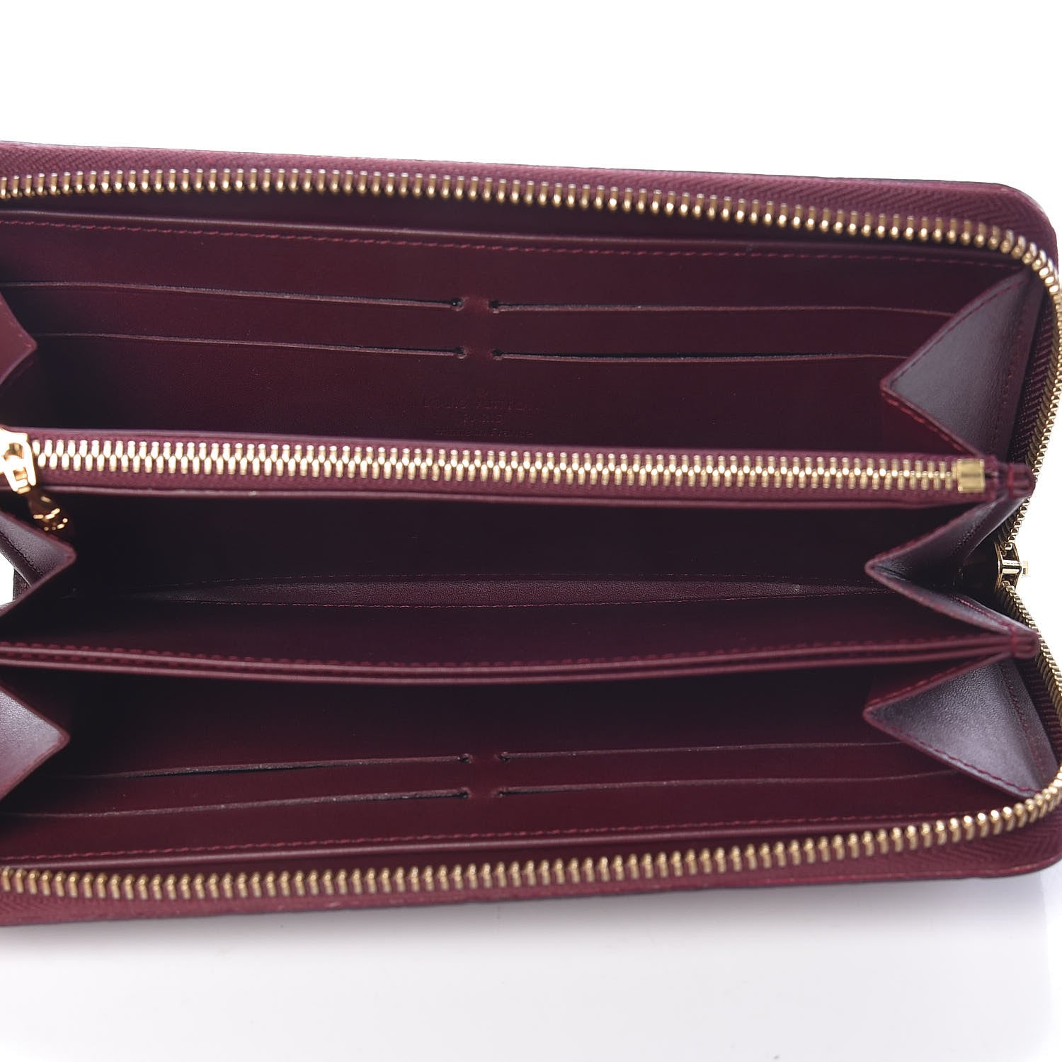 Louis Vuitton Vernis Zippy Wallet Rouge Fauviste 5 of 10