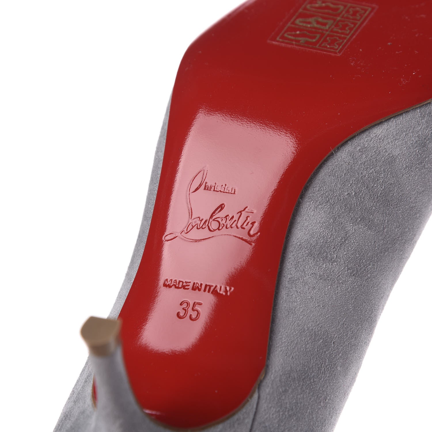 Christian Louboutin Veau Velours So Kate 55 Pumps 35 Light Blue 7 of 8