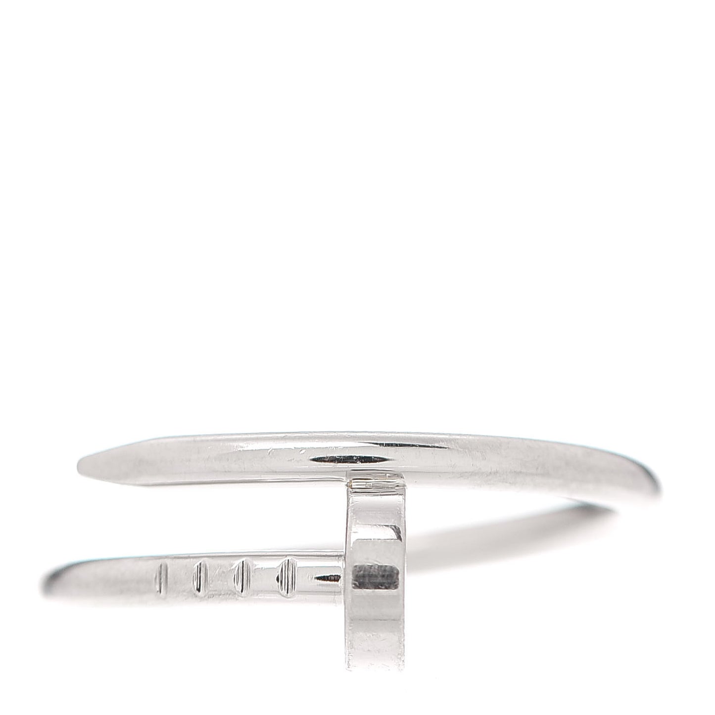 18K White Gold Small Juste Un Clou Ring 52 6