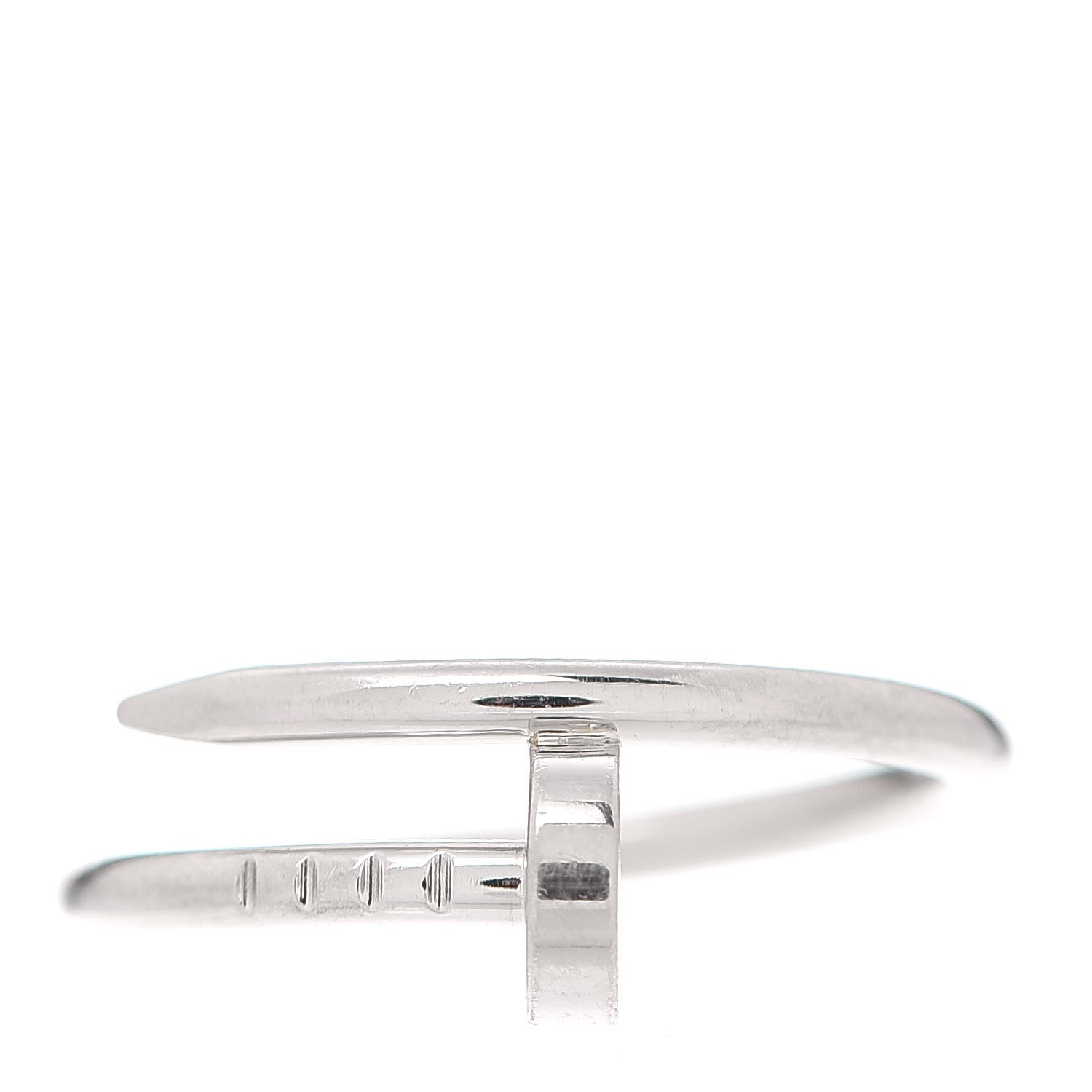 Cartier 18K White Gold Small Juste Un Clou Ring 52 6 1 of 6