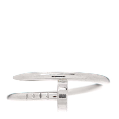 Cartier 18K White Gold Small Juste Un Clou Ring 52 6 1 of 6