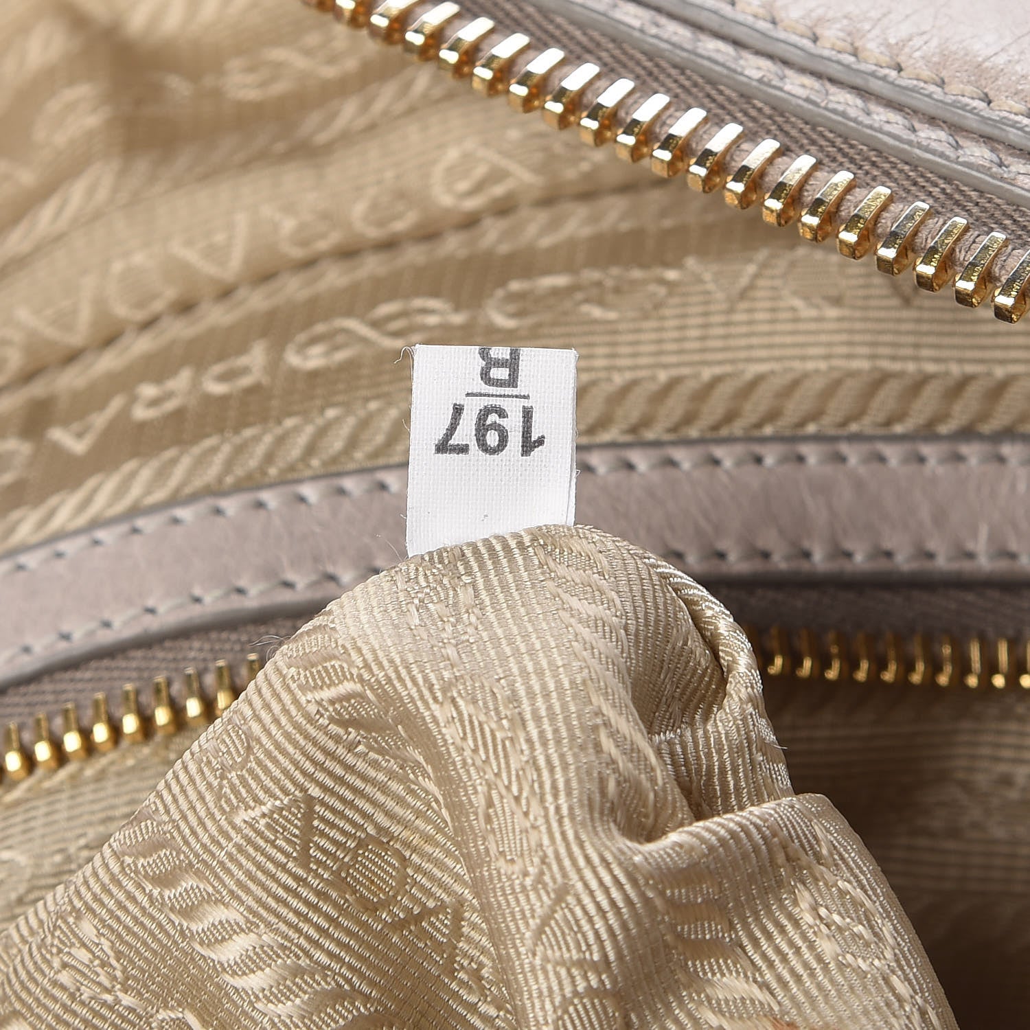 Prada Vitello Shine Top Handle Bowler Pomice 9 of 17