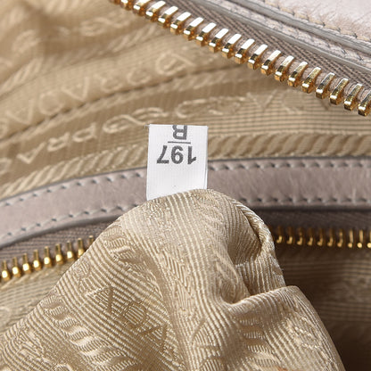 Prada Vitello Shine Top Handle Bowler Pomice 9 of 17