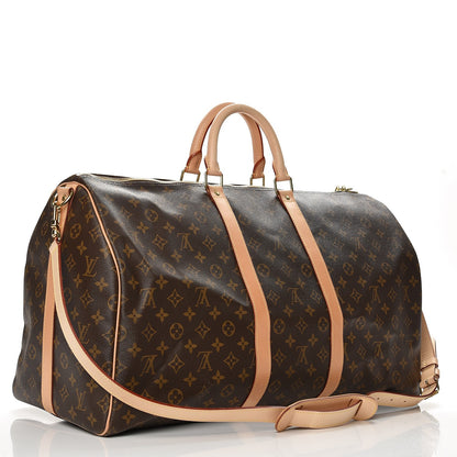 Louis Vuitton Monogram Keepall Bandouliere 55 4 of 9