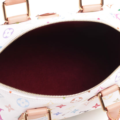 Louis Vuitton Monogram Multicolor Speedy 30 White 7 of 8