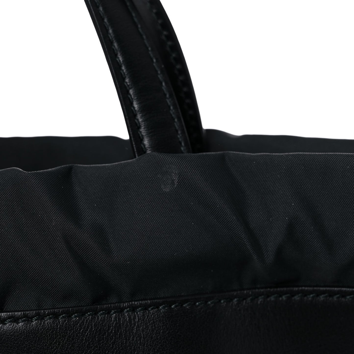 Calfskin Small GucciGhost Drawstring Backpack Black