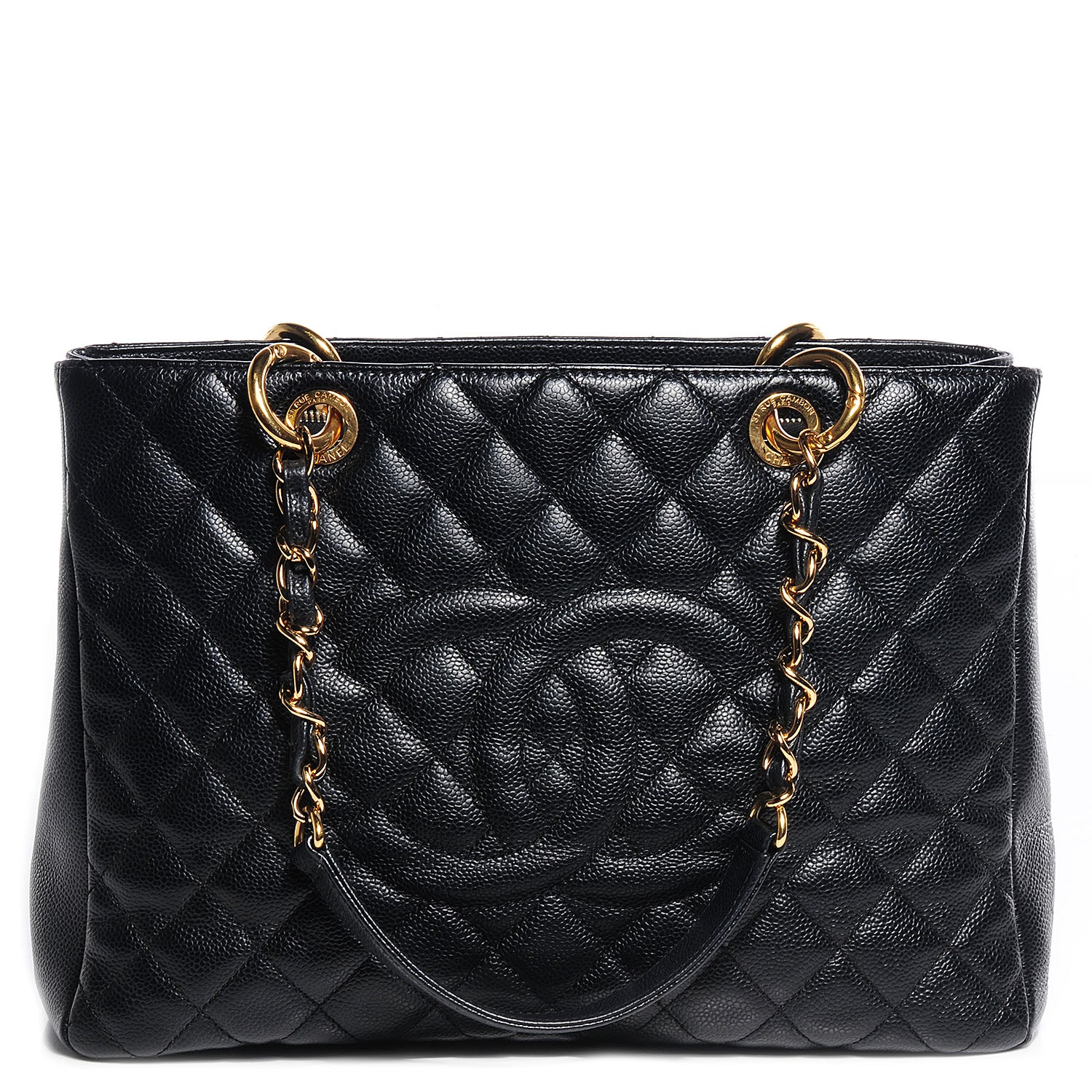 Chanel Caviar Grand Shopping Tote GST Black 1 of 7
