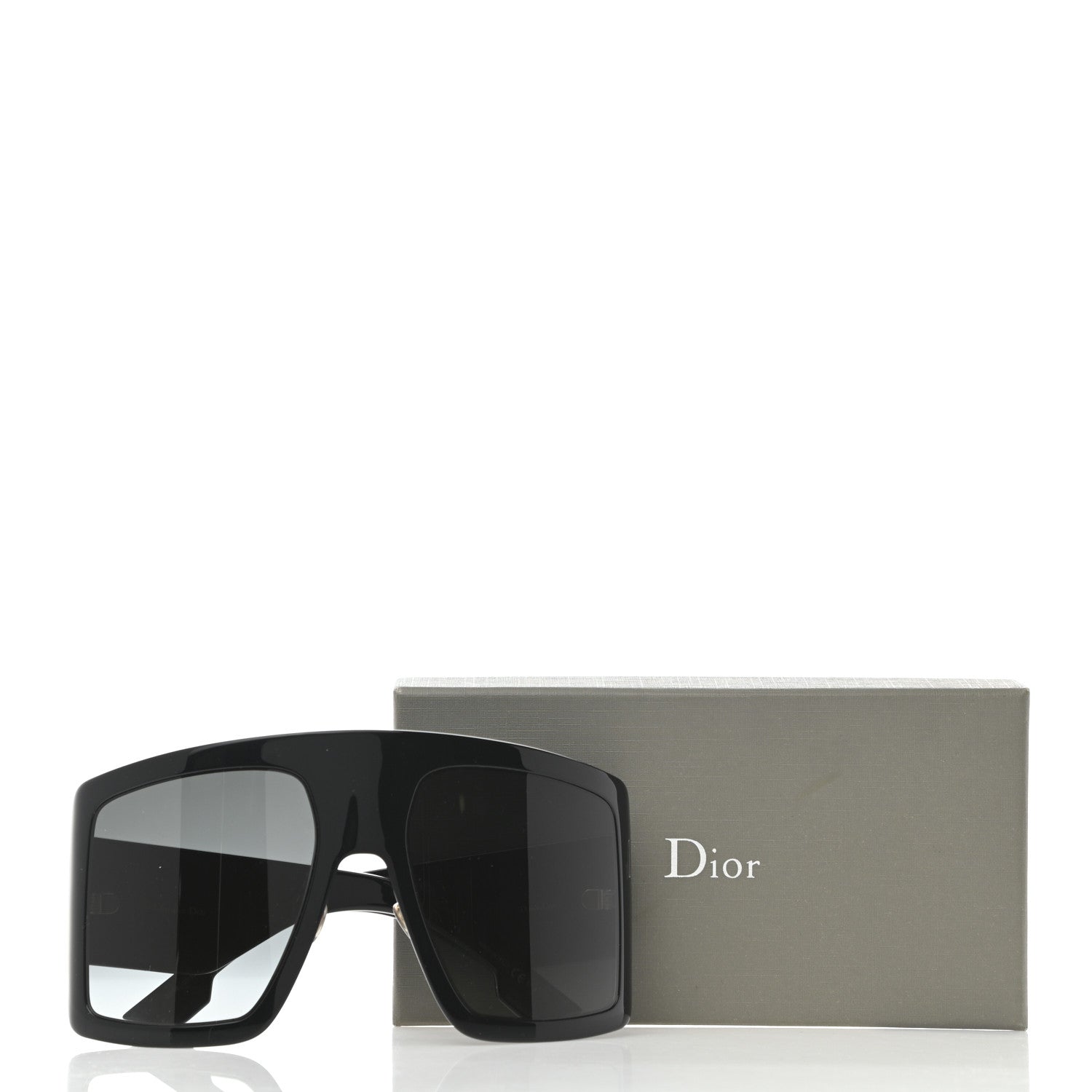 Christian Dior Acetate DiorSo Light 1 Shield Sunglasses Black 8 of 8
