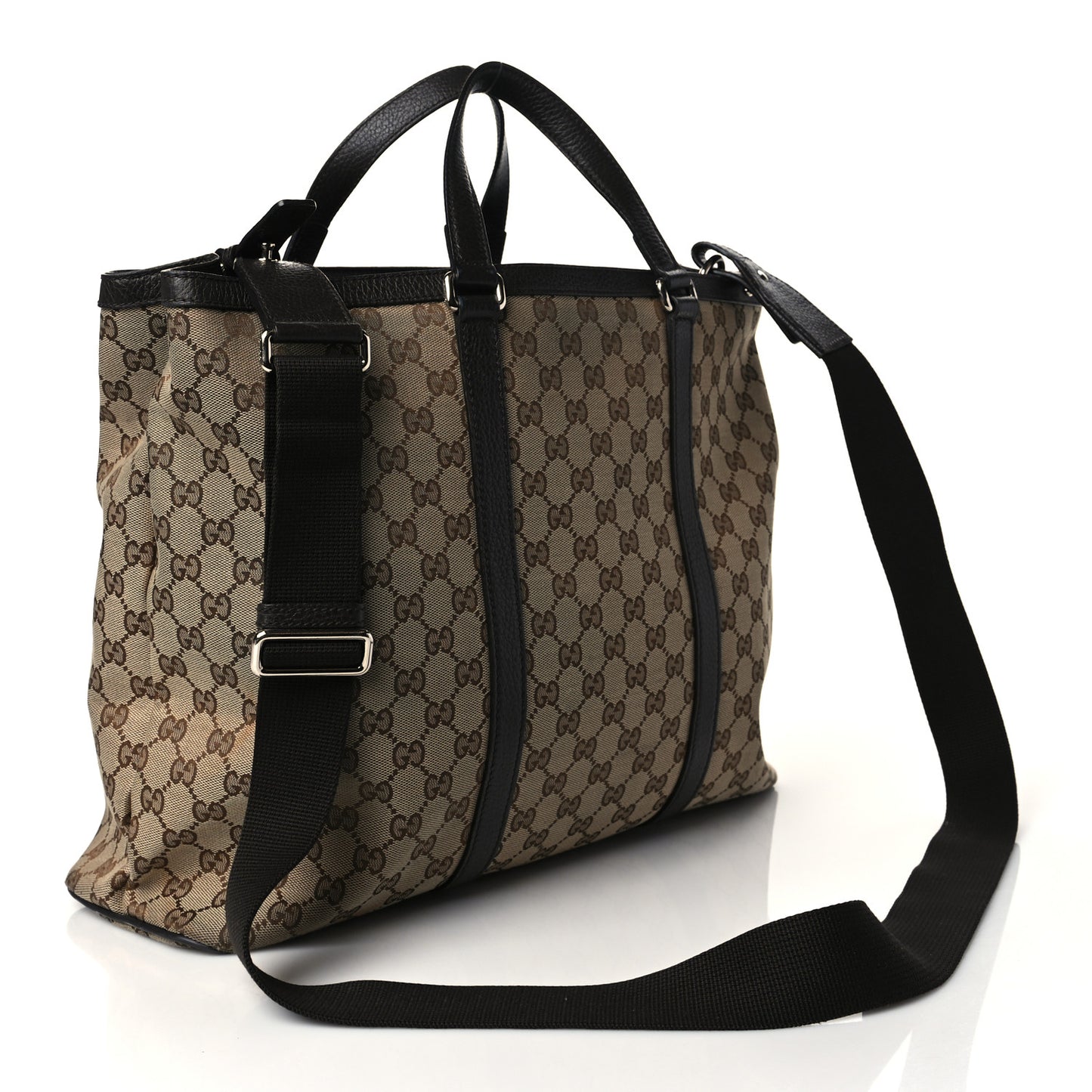 GG Monogram Large Joy Tote Bag Dark Brown