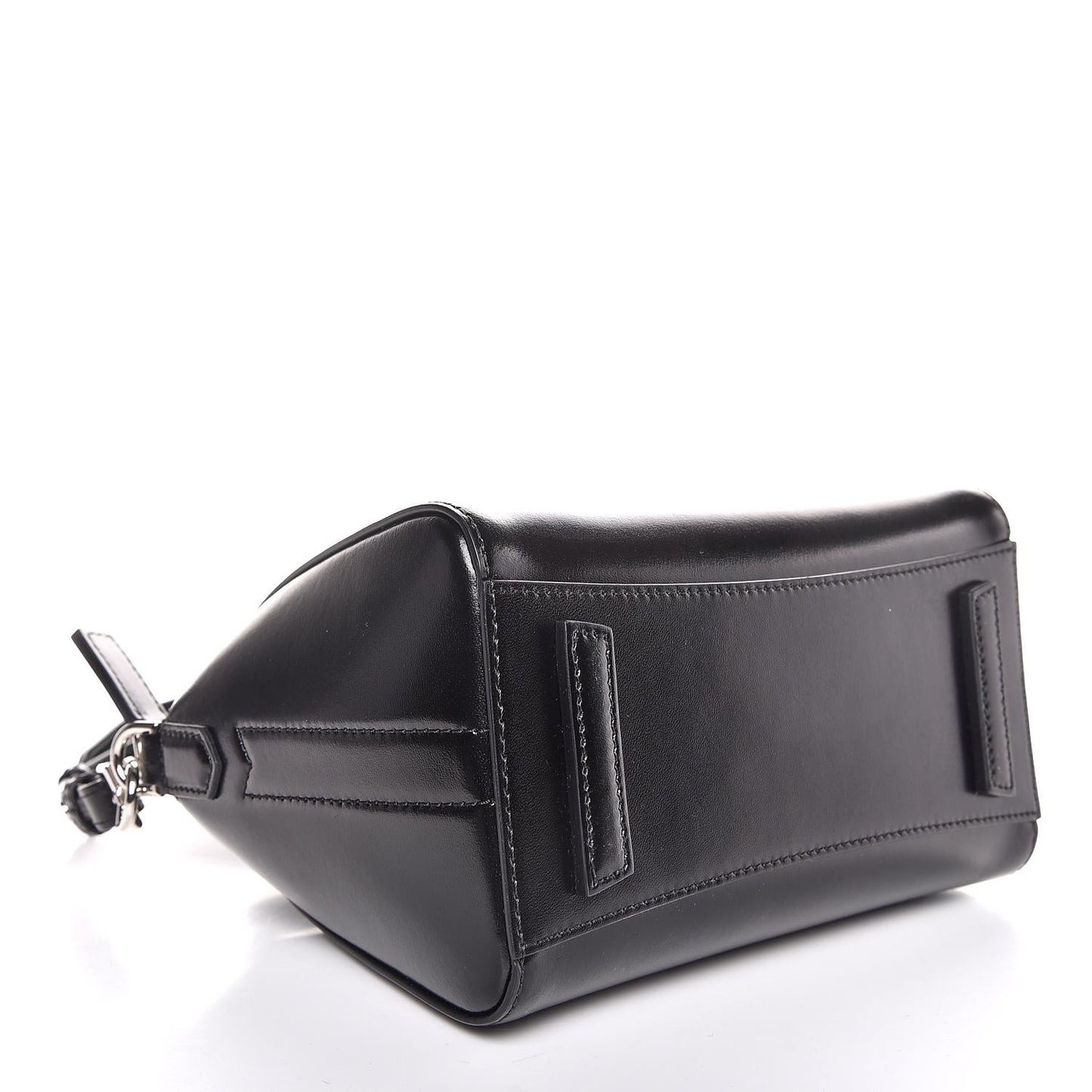 Shiny Lord Calfskin Mini Antigona Black