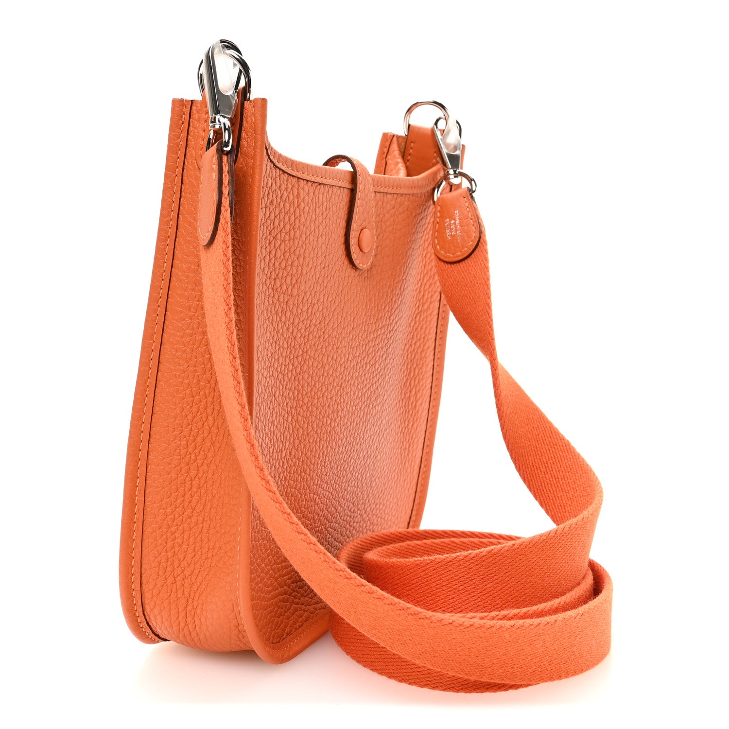 Hermes Taurillon Clemence Evelyne TPM Abricot 3 of 11