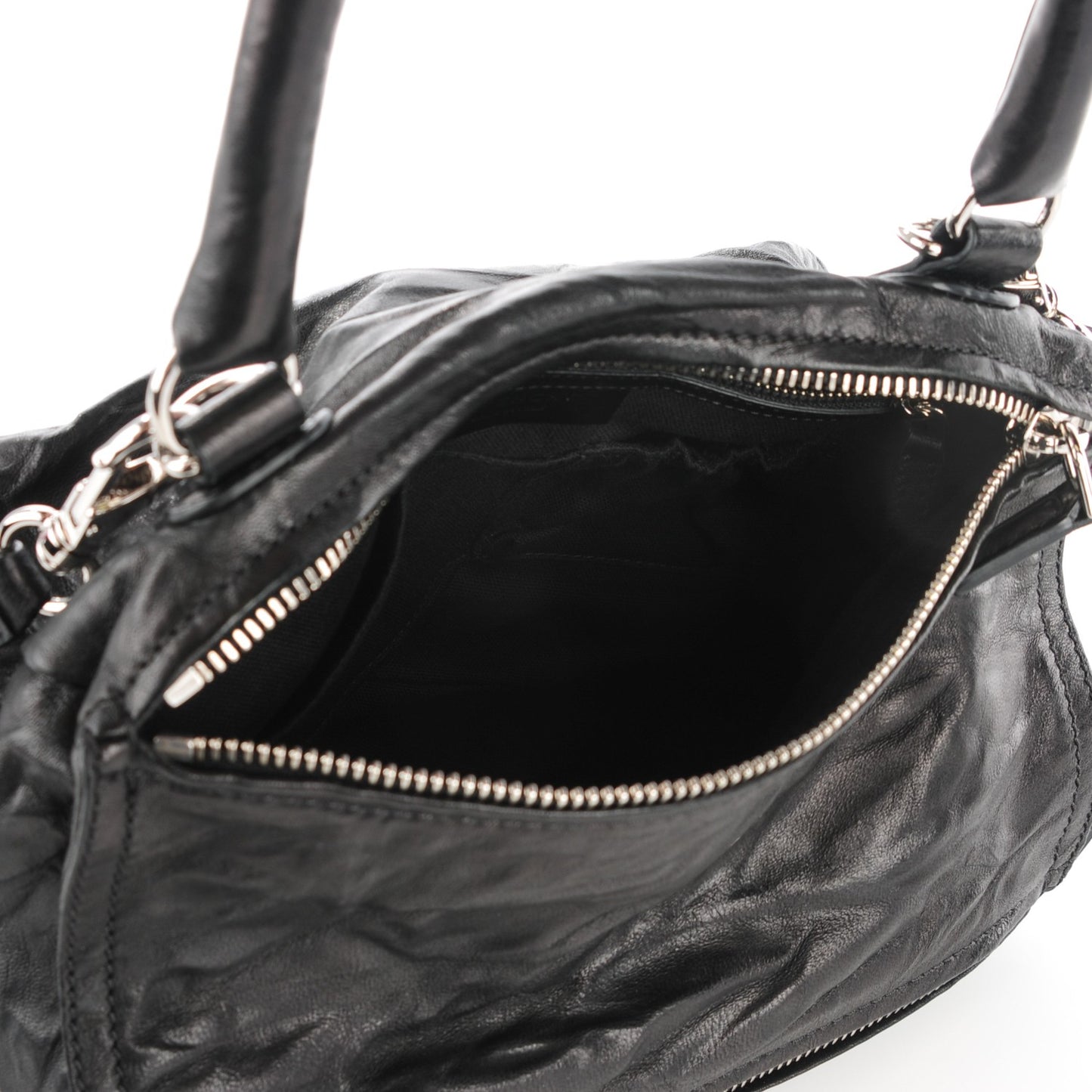 Tumbled Sheepskin Small Pandora Black