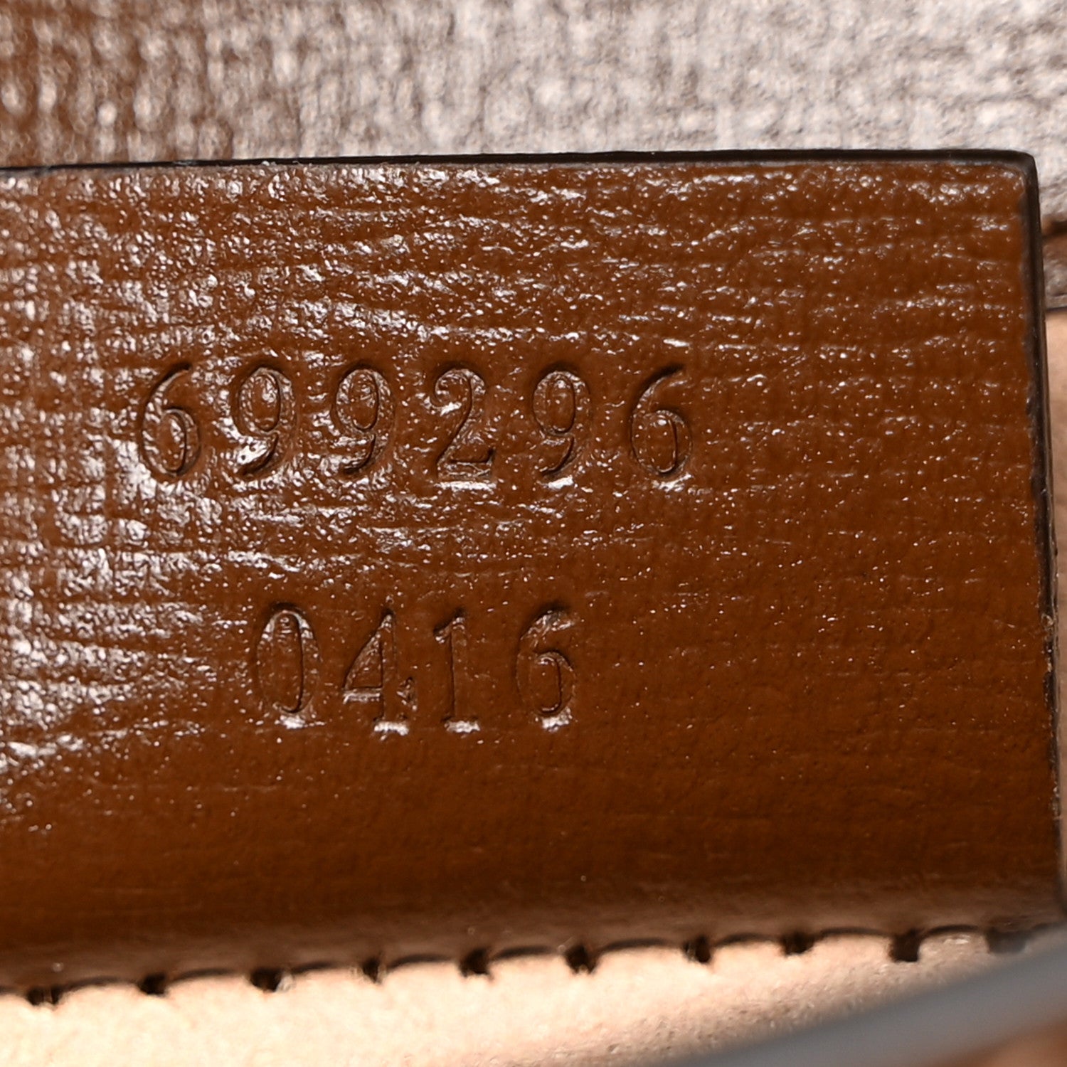 Gucci GG Supreme Monogram Mini Horsebit 1955 Shoulder Bag Beige Brown Sugar 7 of 10