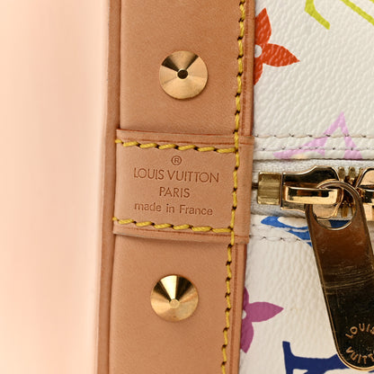 Louis Vuitton Monogram Multicolor Alma White 7 of 9