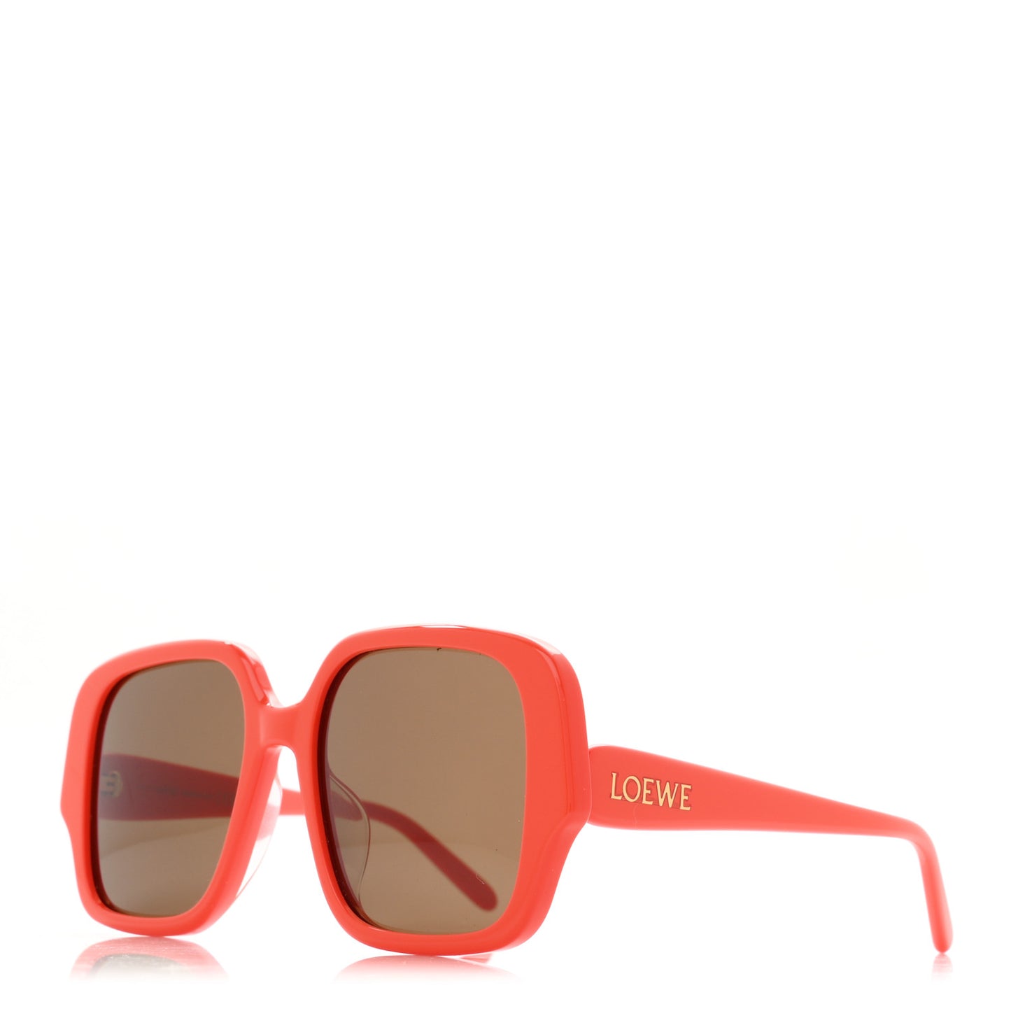 Acetate Square Sunglasses LW40134U Orange