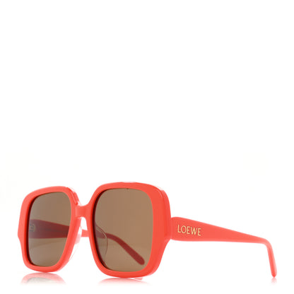 Loewe Acetate Square Sunglasses LW40134U Orange 1 of 7
