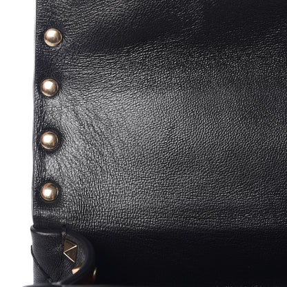 Valentino Garavani Lambskin Medium Rockstud Spike Shoulder Bag Black 8 of 10