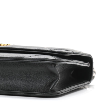 Chanel Lambskin Quilted Chanel 19 Wallet On Chain WOC Black 11 of 11