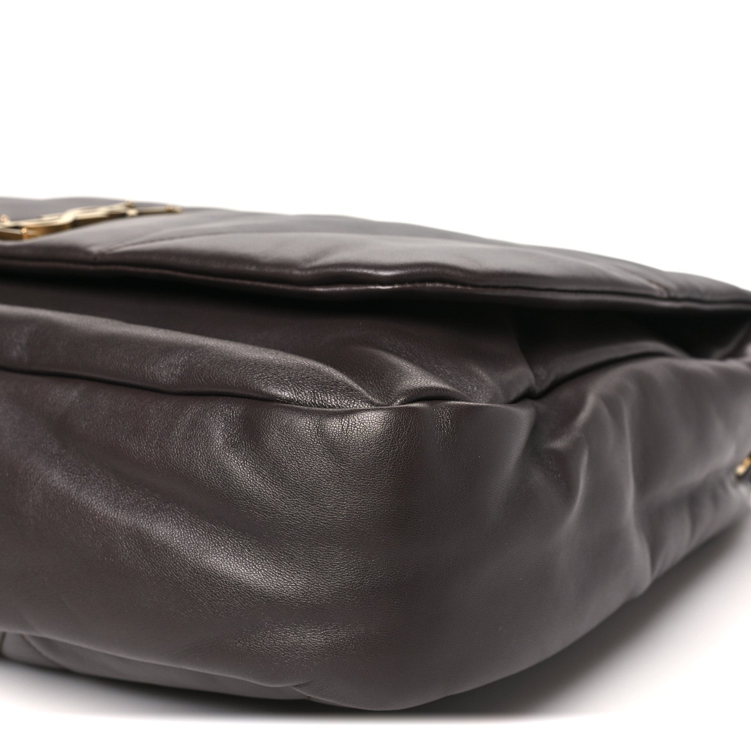 Saint Laurent Lambskin Matelasse Monogram Large Jamie 4.3 Dark Sweet Chocolate 10 of 10
