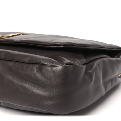 Saint Laurent Lambskin Matelasse Monogram Large Jamie 4.3 Dark Sweet Chocolate 10 of 10