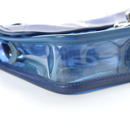 Chanel PVC Lambskin Stitched Mini Coco Splash Flap Blue 9 of 10