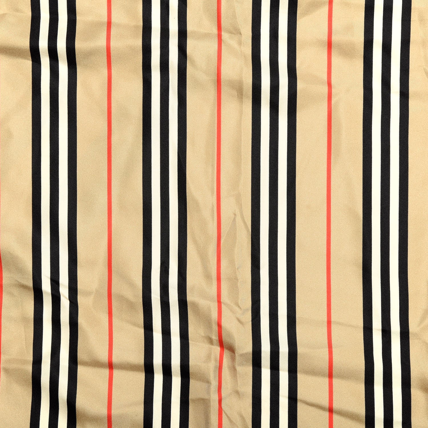 Burberry Silk Monogram Icon Check Print Scarf Archive Beige 3 of 3