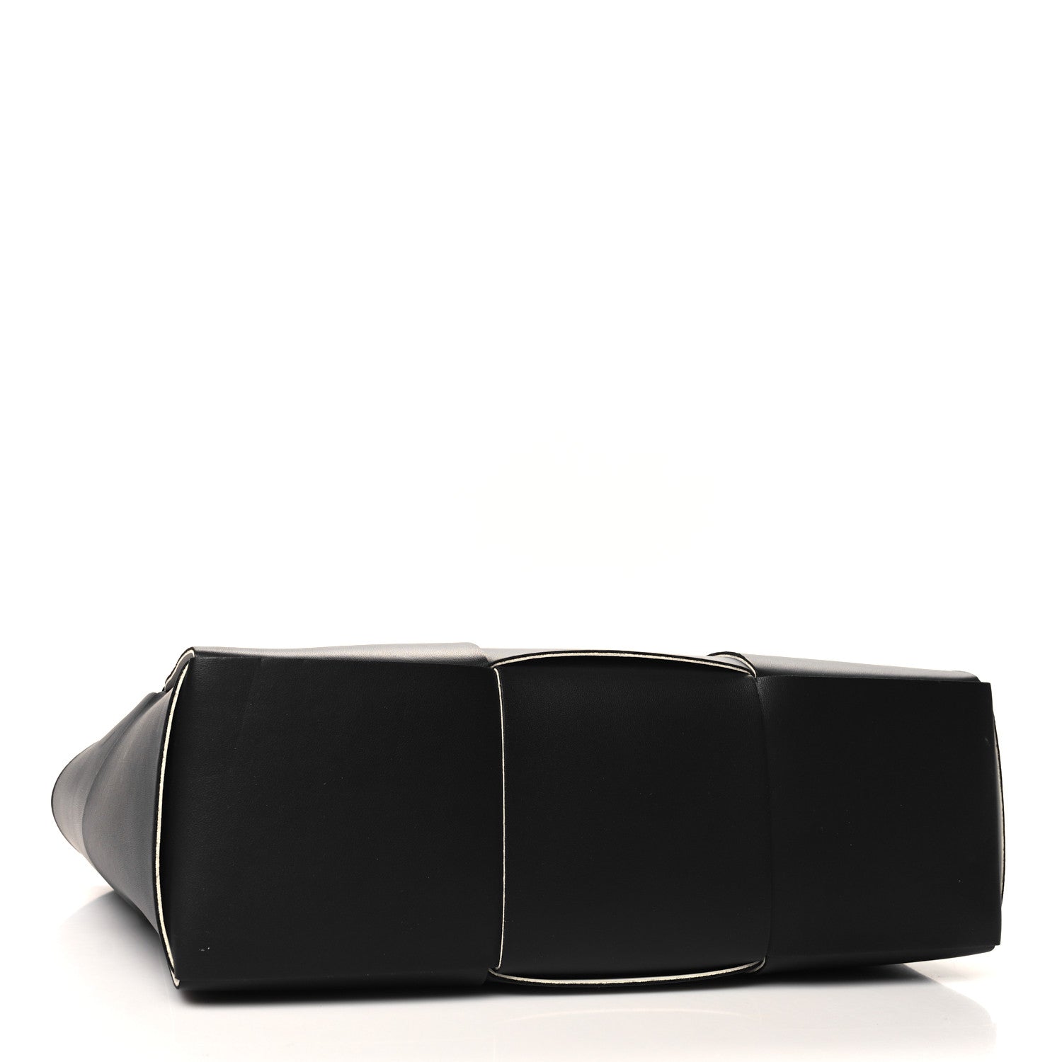 Bottega Veneta Nappa Maxi Intrecciato Arco Tote Black White 5 of 11