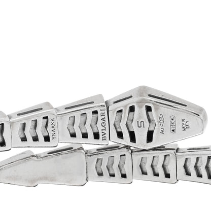 Bulgari 18K White Gold Serpenti Viper Bracelet S 3 of 4