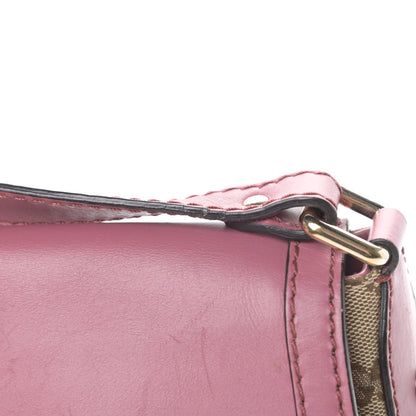 Gucci Monogram Techno Horsebit Large Shoulder Flap Bag Peonia Flower 15 of 18