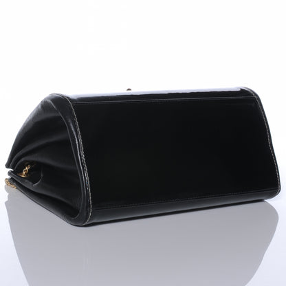 Chanel Lambskin and Patent Chocolate Bar Accordion Reissue Flap 4 of 6