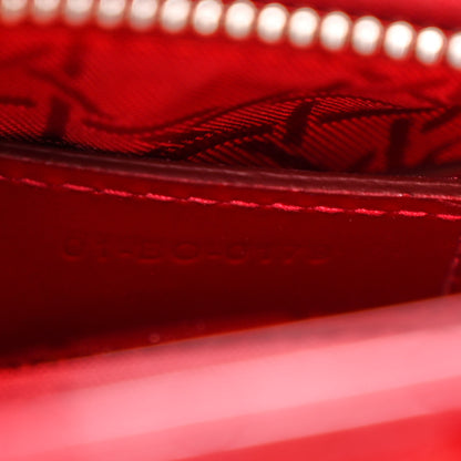 Christian Dior Patent Cannage Medium Lady Dior Red 7 of 11