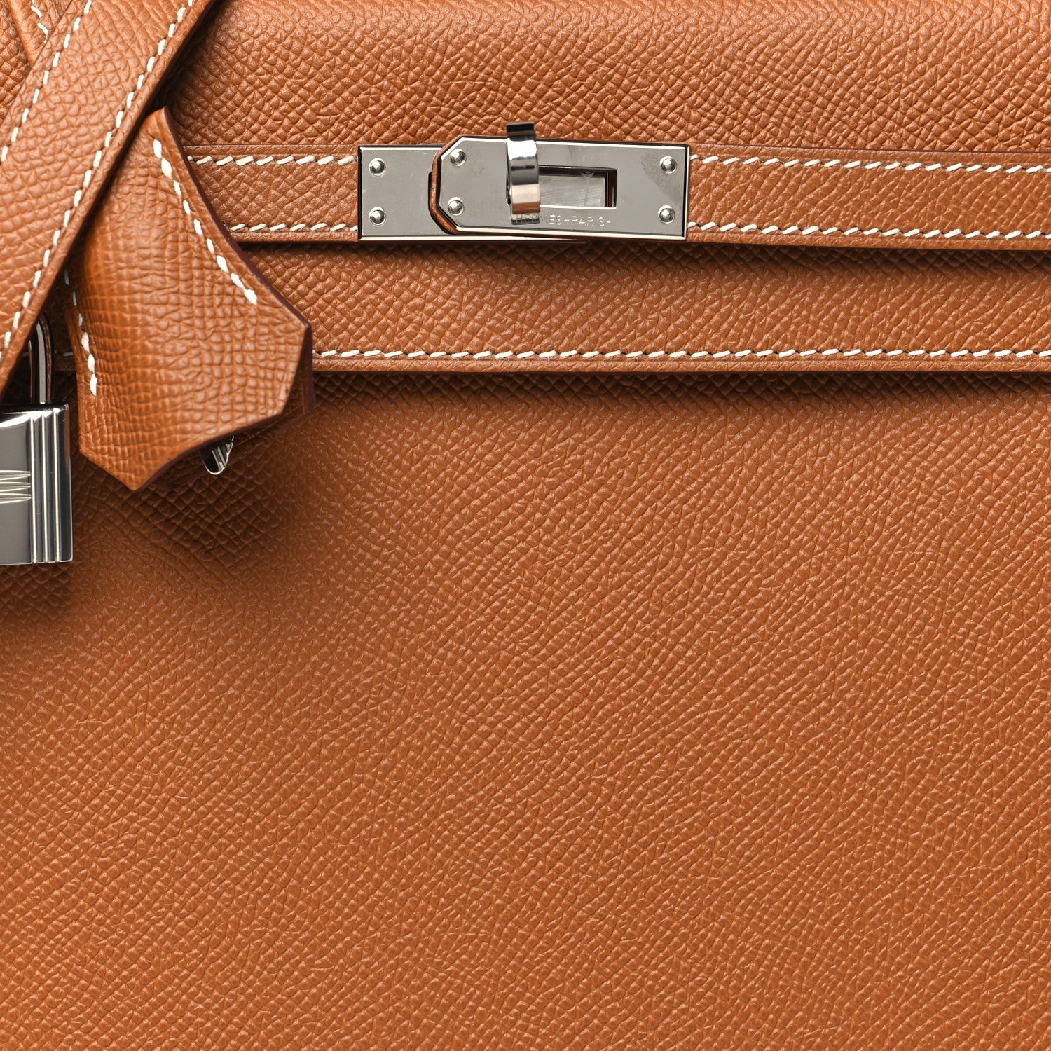 Hermes Epsom Kelly Sellier 25 Gold 8 of 10