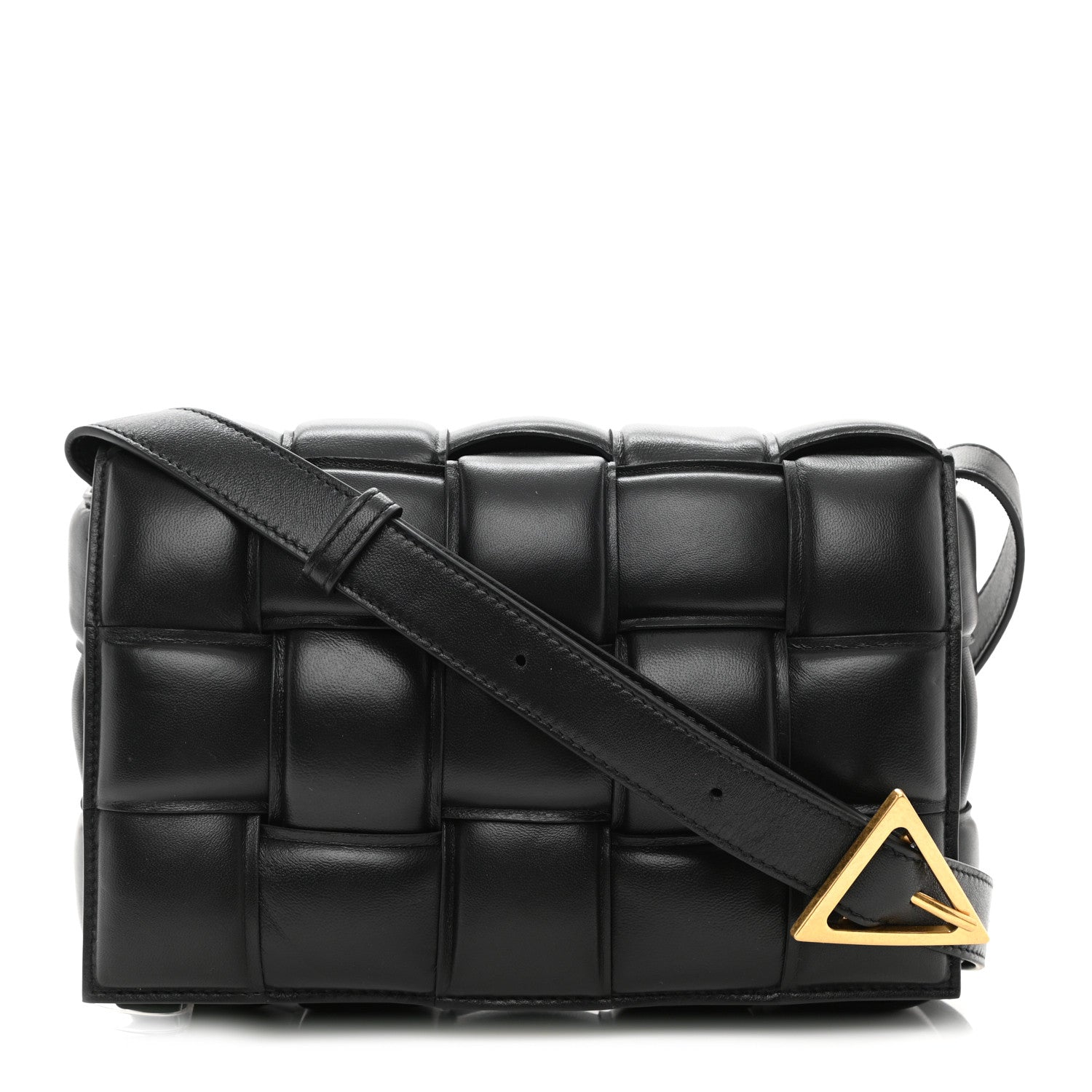 Bottega Veneta Nappa Maxi Intreccio Padded Cassette Crossbody Bag Black 1 of 11