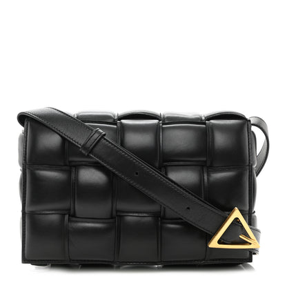 Bottega Veneta Nappa Maxi Intreccio Padded Cassette Crossbody Bag Black 1 of 11