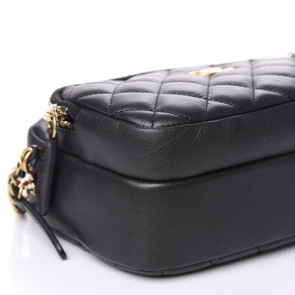 Chanel Calfskin Quilted Day Trips Camera Case Black 8 of 12