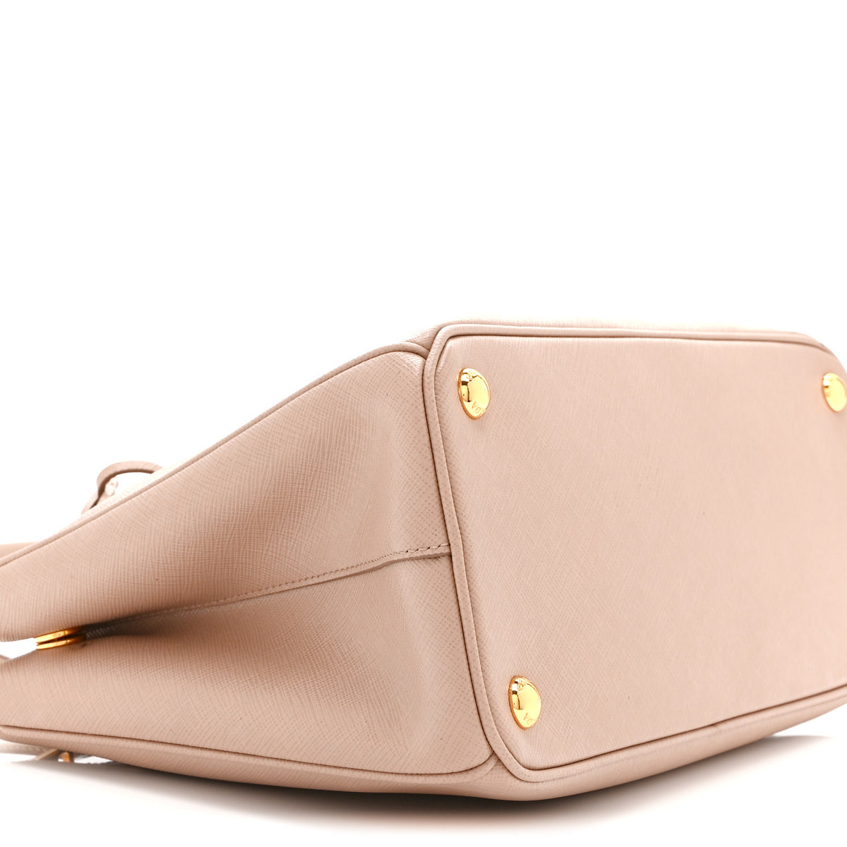 Saffiano Lux Small Galleria Double Zip Tote Cipria