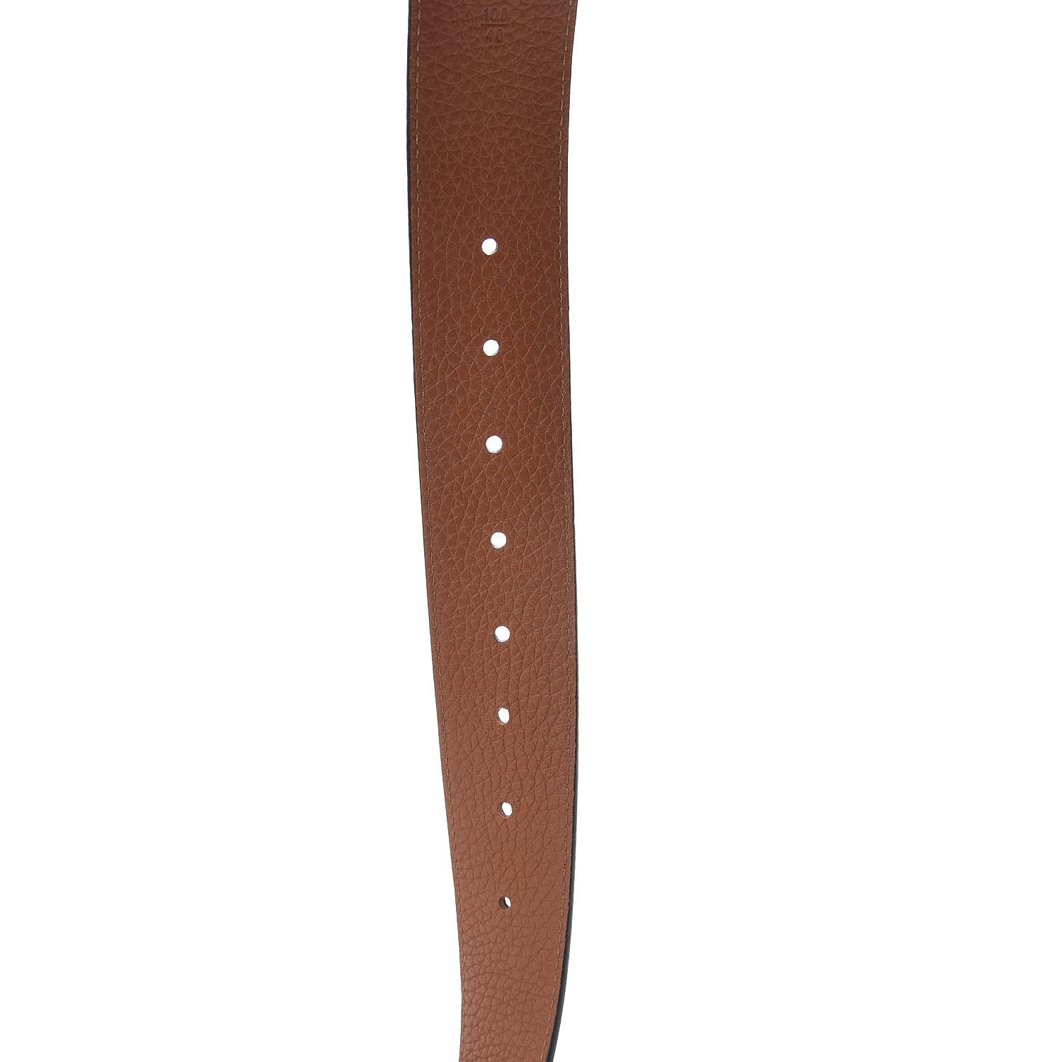 Louis Vuitton Taurillon Calfskin 40mm LV Initiales Reversible Belt 100 40 Black 4 of 7