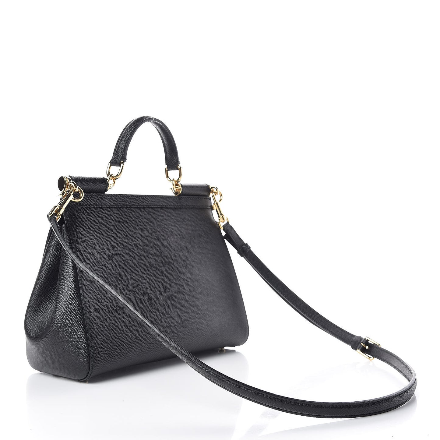 Dauphine Medium Miss Sicily Satchel Black