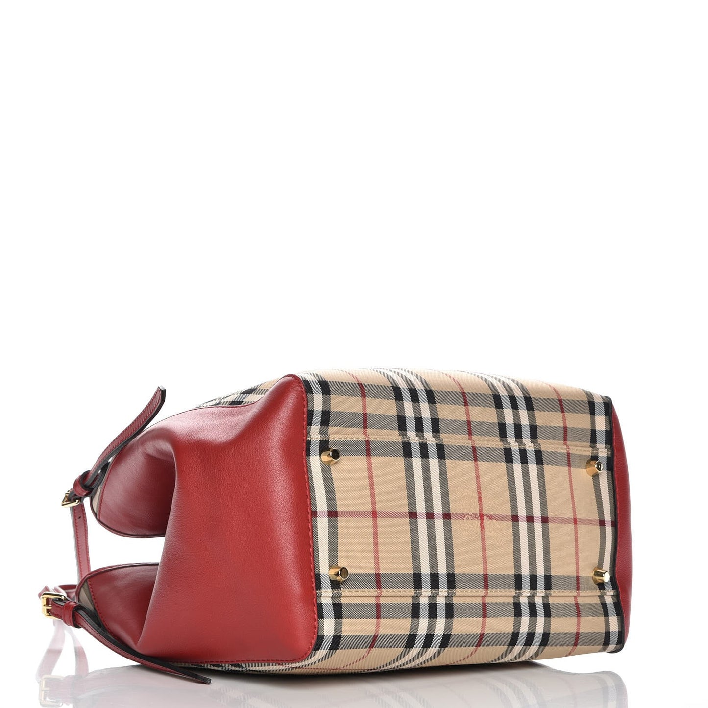 Horseferry Check Small Canterbury Tote Honey Parade Red
