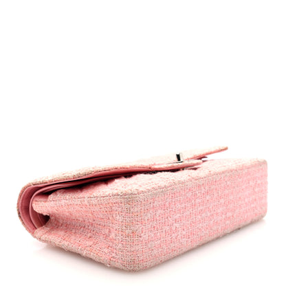 Chanel Tweed Medium Double Flap Pink 4 of 12