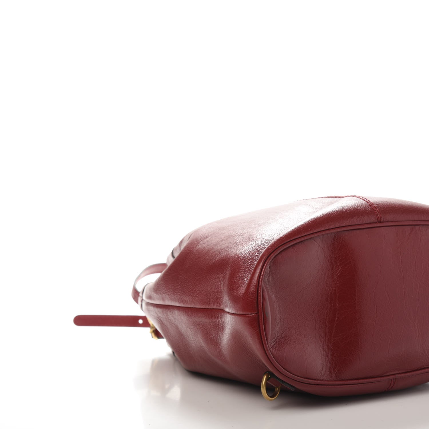 Gucci Piuma Lux Energy Medium Re(Belle) Convertible Bucket Bag Hibiscus Red 6 of 11
