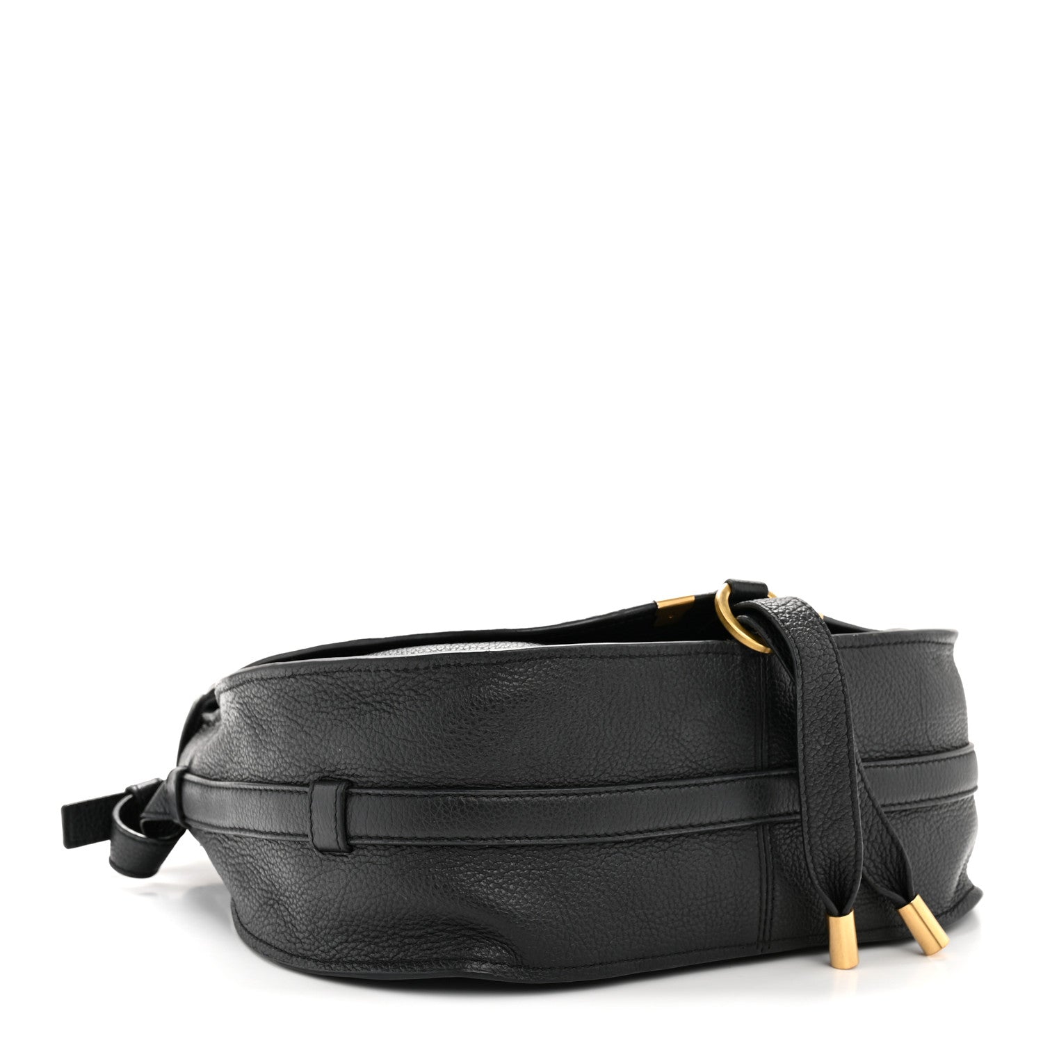 Chloe Calfskin Medium Marcie Round Crossbody Bag Black 9 of 34