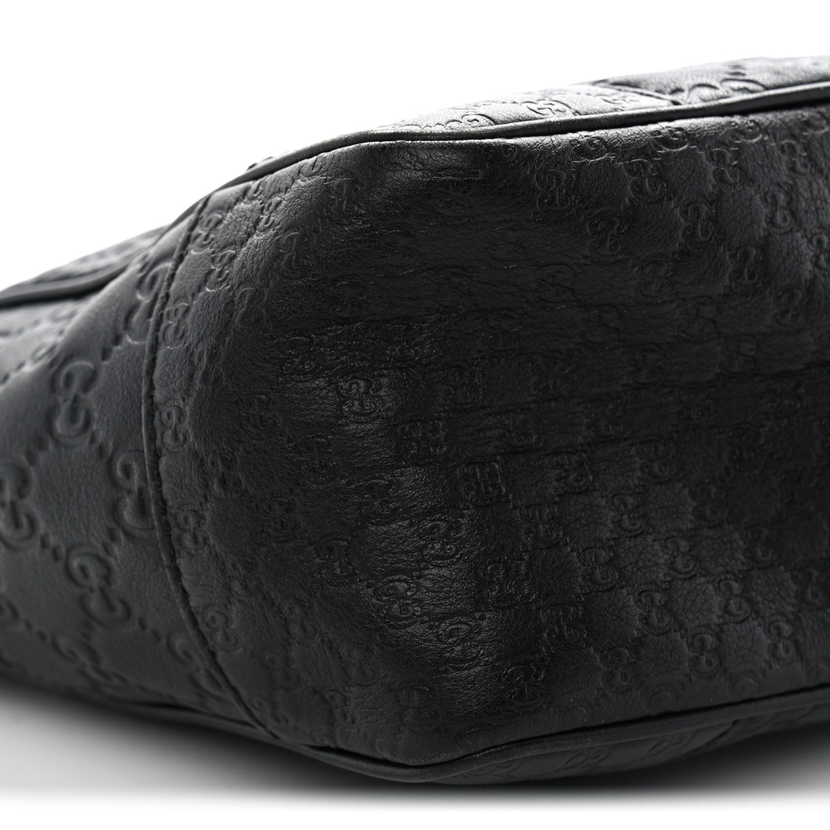 Guccissima Mini Bree Top Handle Bag Black